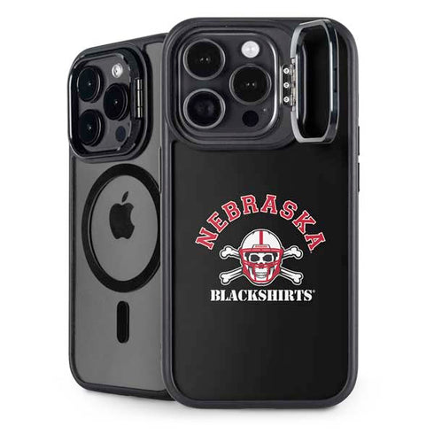 University of Nebraska Blackshirts iPhone 16 Pro Kickstand Case